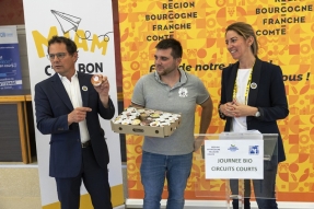 Du local et du bio Jérôme Durain  lance le « Menu BFC » dans les lycées !